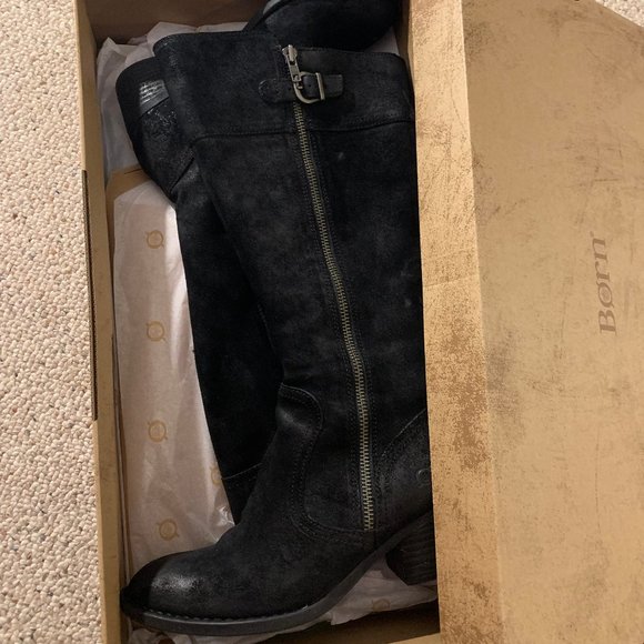 Born Shoes - Born Fannar Black Boot Size 9
